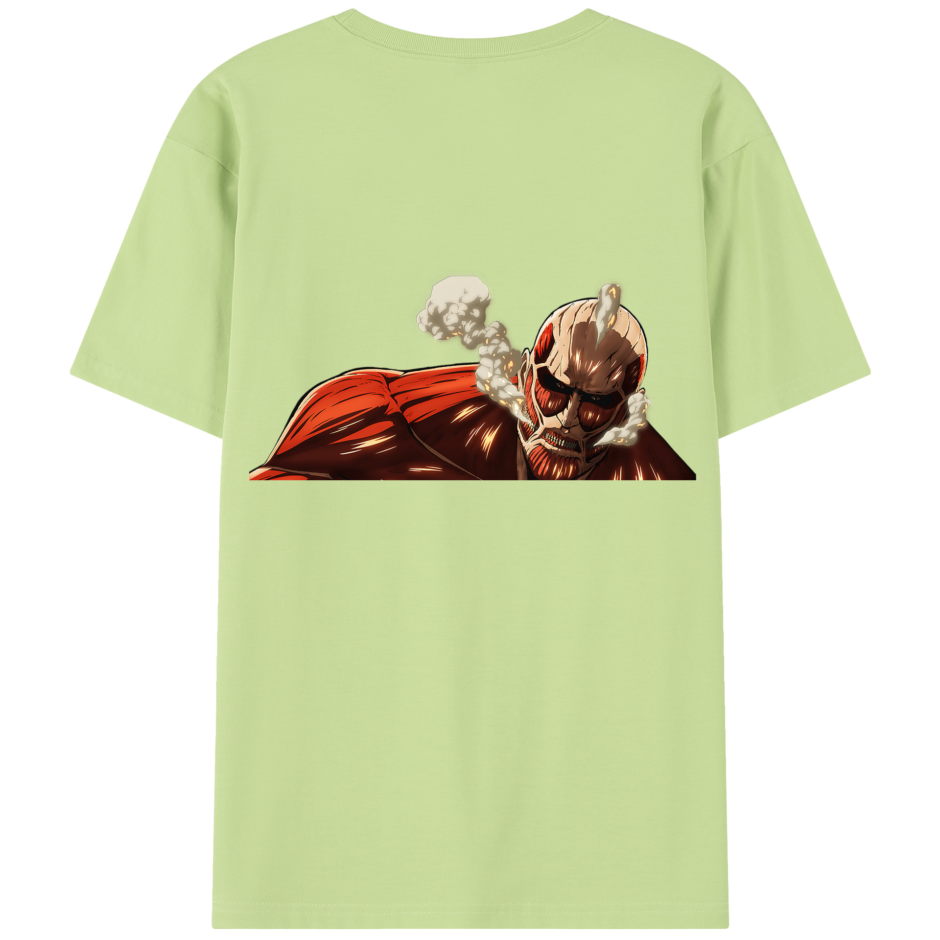 （画像用） 進撃の巨人 Attack on Titan 綿100％半袖Tシャツ（背面プリント）